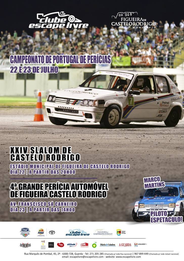 Cartaz Slalom Castelo Rodrigo 2023